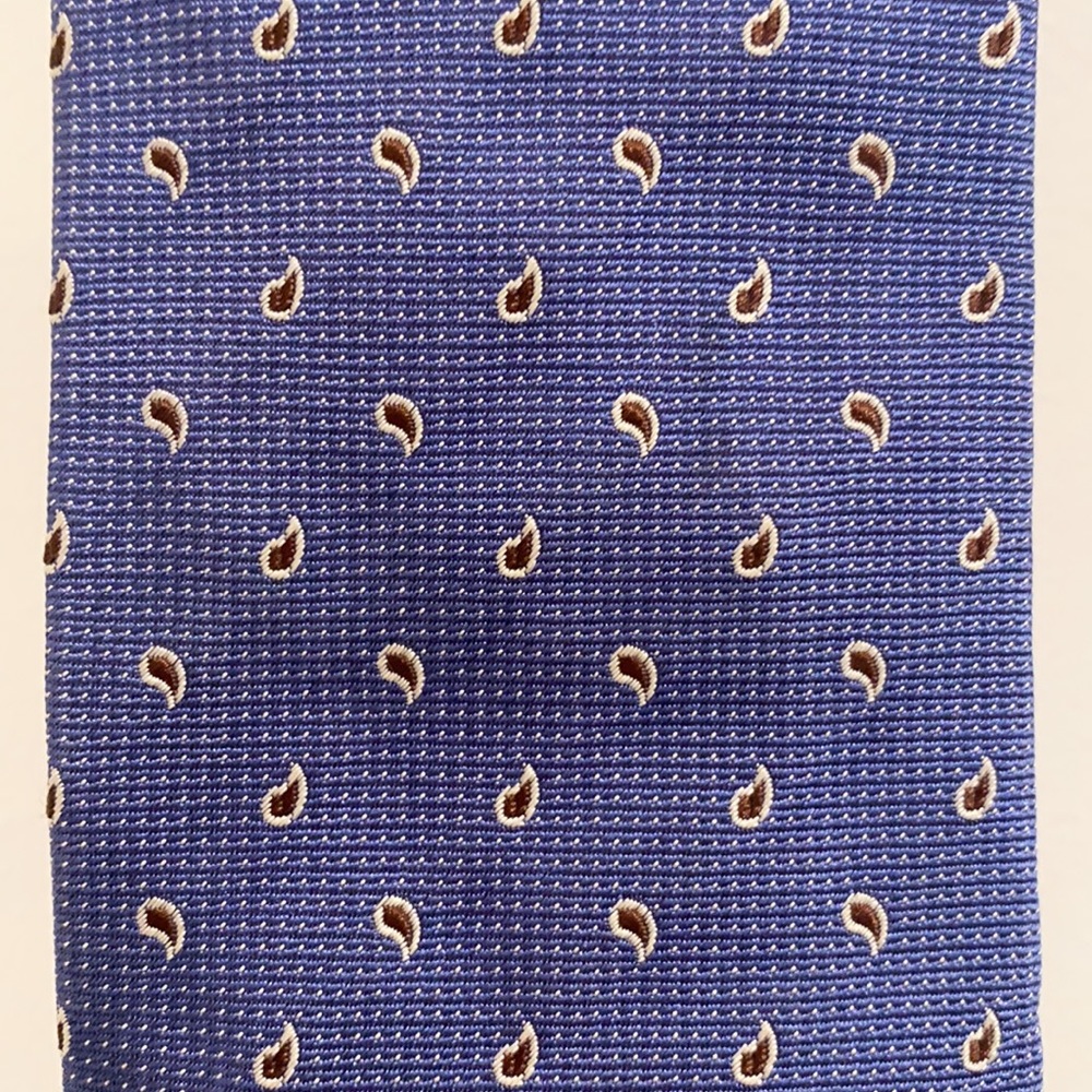 Canali silk pattern neck tie